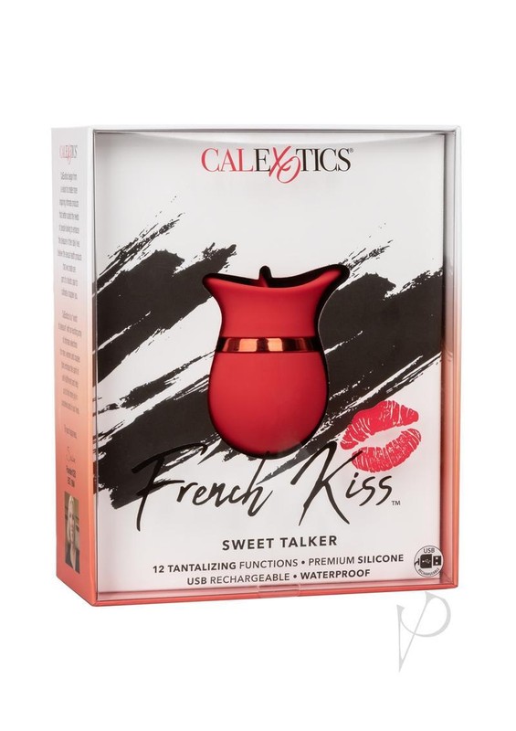 French Kiss Sweet Talker Silicone Clitoral Stimulator – Red