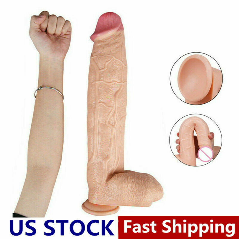 13'' Super-Long-Huge-Monster-Dildo-Realistic-Cock-Big-Giant-Penis-Sex-Adult-Toy gallery