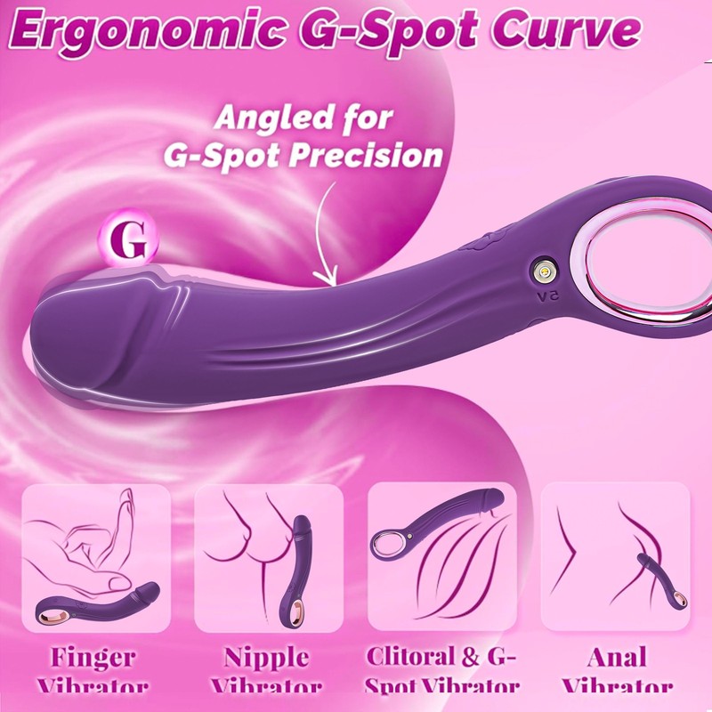 Realistic G-Spot Dildo Vibrator Clit Massager Anal Stimulator Sex Toys for Women gallery