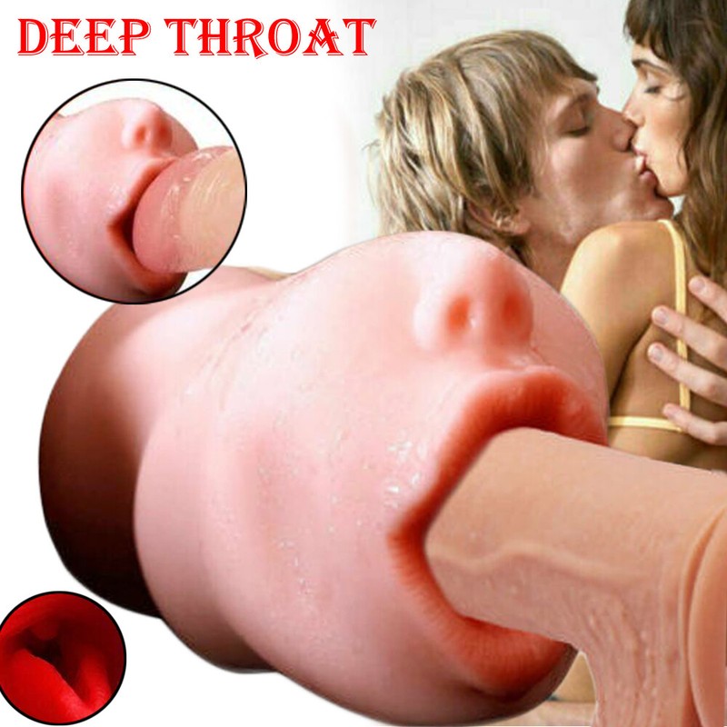 DEEP-THROAT-Oral-Sex-Mouth-MALE-Vagina-Pocket-Pussy-Adult-Stroker-Cup-toys-love