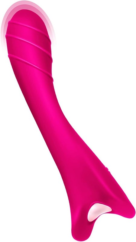 G Spot Vibrator Dildo Stimulator for Women with 9 Vibration Modes Toy (Rose Red)