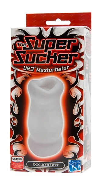 Super Sucker Masturbator Clear – Male Stroker Sleeve Sex Toy