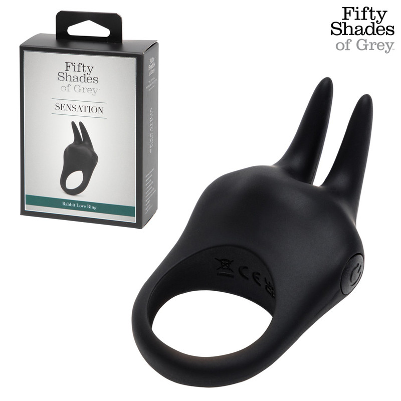 Fifty Shades Sensation Vibrating Rabbit Love Ring Rechargeable 50 Shades gallery