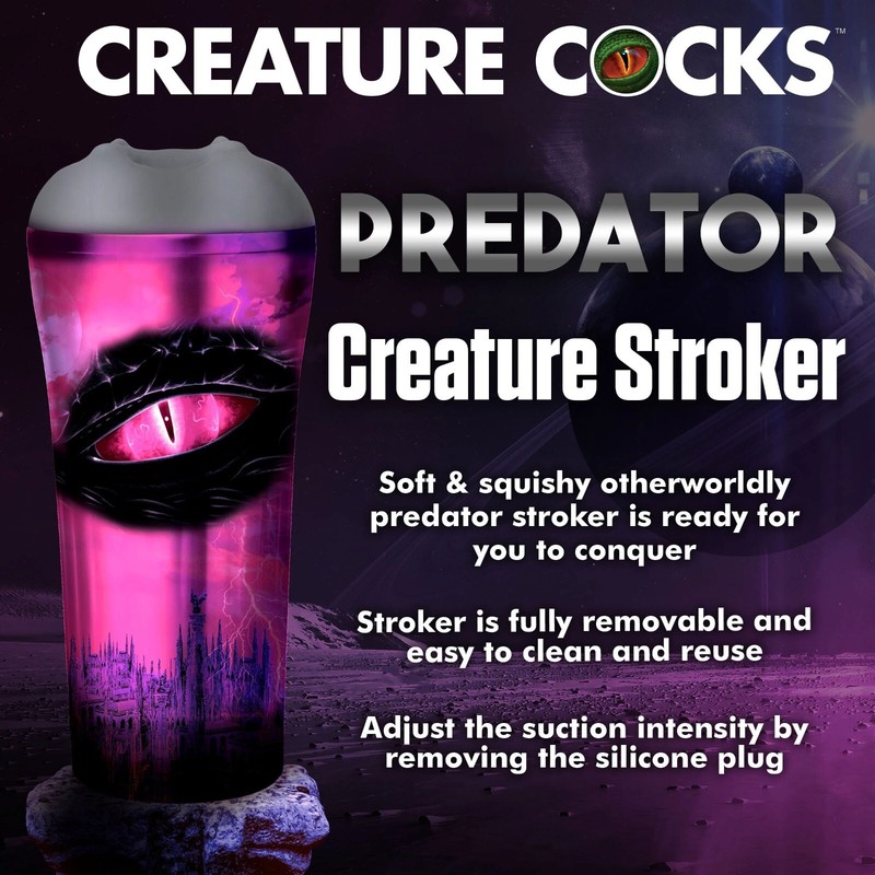Creature Cocks Predator Creature Stroker Gray - Fantasy Masturbation Sleeve gallery