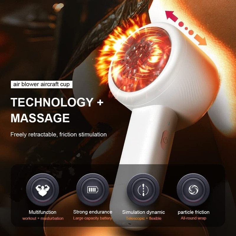 Male Masturbaters Automatic HandsFree Telescopic Cup Sucking Stroker Men Sex Toy gallery