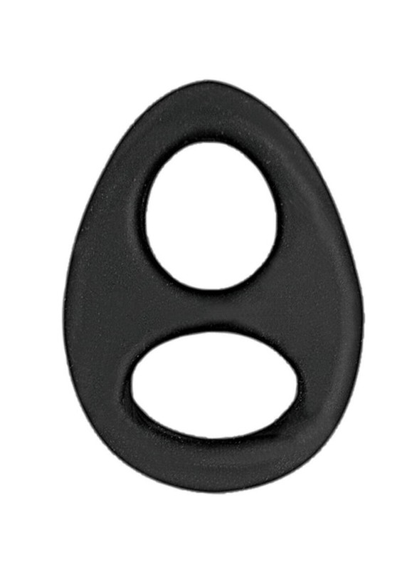 My Cockring Double Ring Silicone Cock and Scrotum Ring