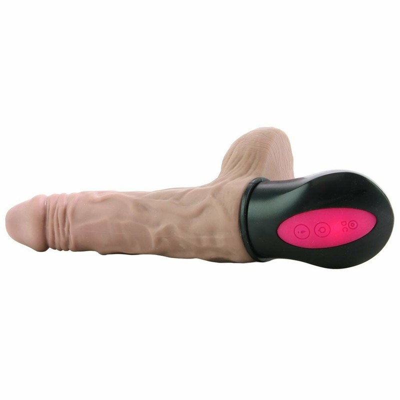 Black Vibrating Warming Realistic G-spot Anal Dildo Vibrator Sex-toy for Women gallery