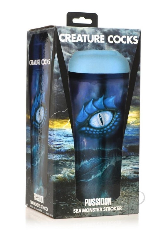 Creature Cocks Pussidon Sea Monster Stroker – Blue/Black