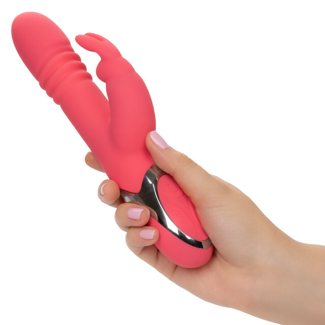 Enchanted Exciter Rechargeable Silicone Thrusting Rabbit Vibrator Multi Function