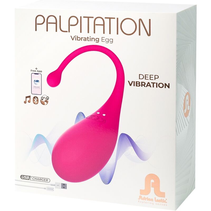 Adrien Lastic Palpitation - Pink Vibrating Egg with Free App gallery