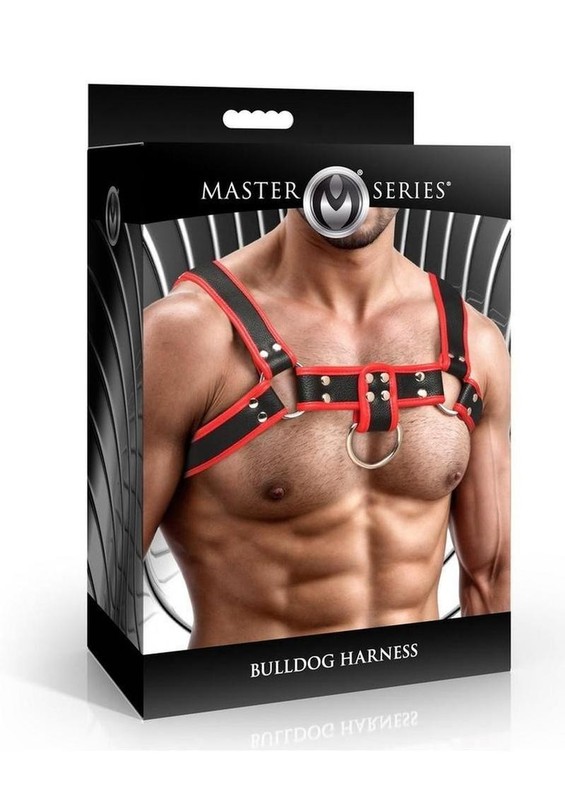 Master Series Bulldog Harness – Red