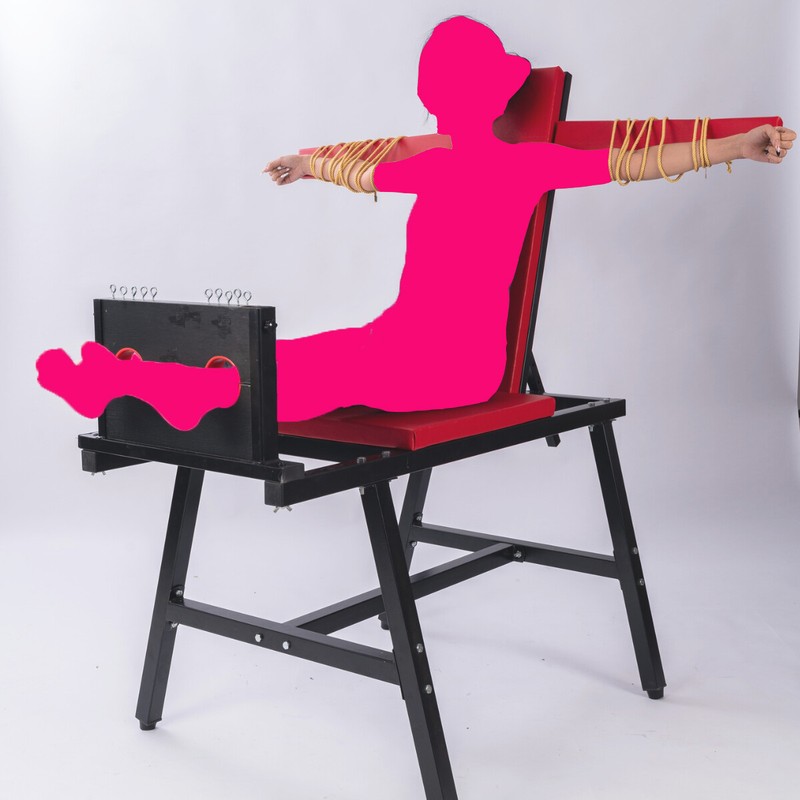 BDSM Bondage Kit Sex Furniture Chair Bench Torture Rack Flail Manacles Sex Toys