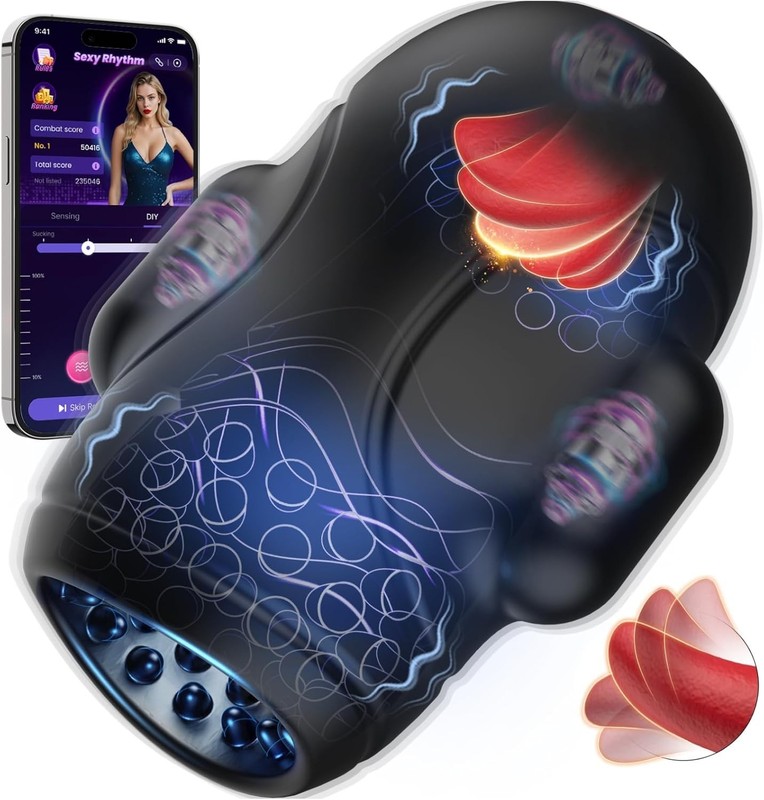Male-Masturbater-Automatic-HandsFree-Vibrating-Cup-Sucking-Stroker-Use-Lubricant