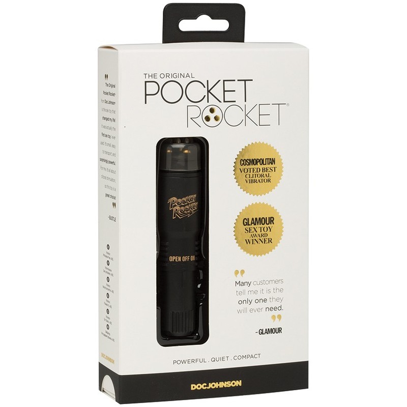 THE Original Pocket Rocket Vibrator Mini Sex Toy for Women Doc Johnson POWERFUL gallery