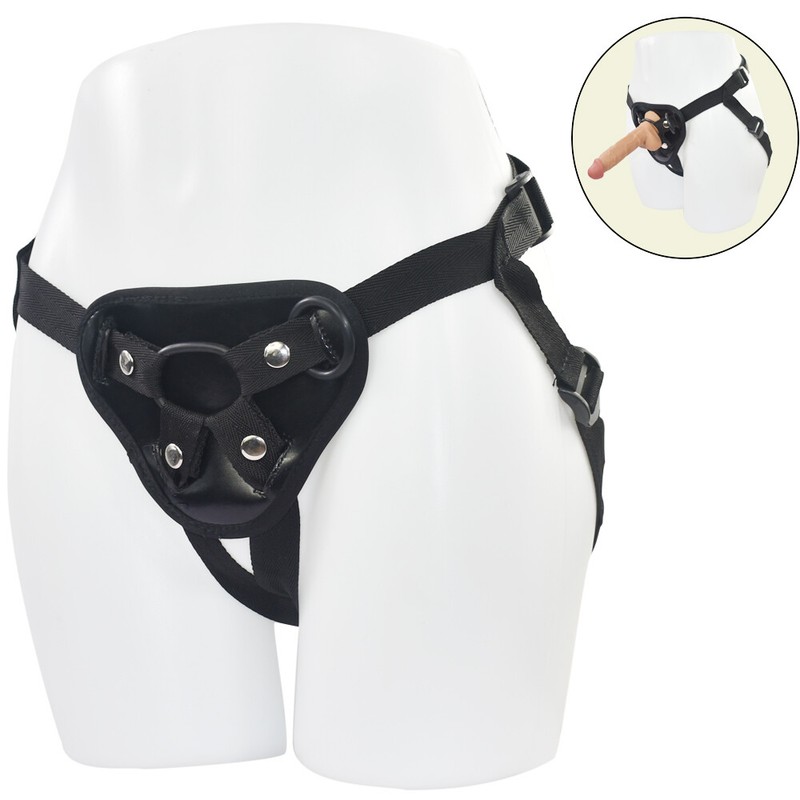 Wholesale Wearable Harness Strap On Dildo Holder Adjustable Belt Bandage Sex Toy