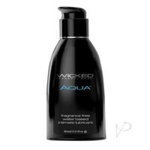 Wicked Aqua Water Based Lubricant Fragrance Free 2oz gallery