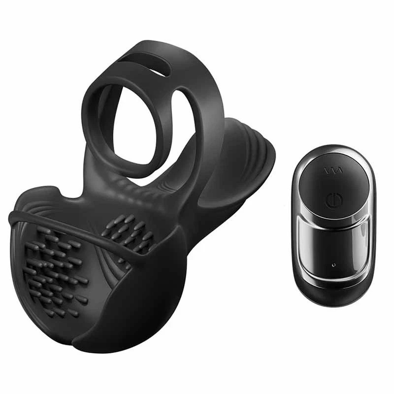 Electric Cockring Locking Multifunctional Stimulator-Vibrator Lubricants Couples gallery