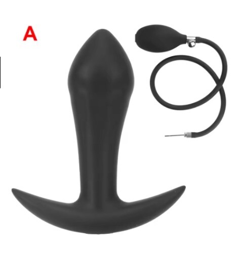 Big Dilator Male Ass Stretcher Anal Trainer Butt Plug Inflatable Air Ball Dildo