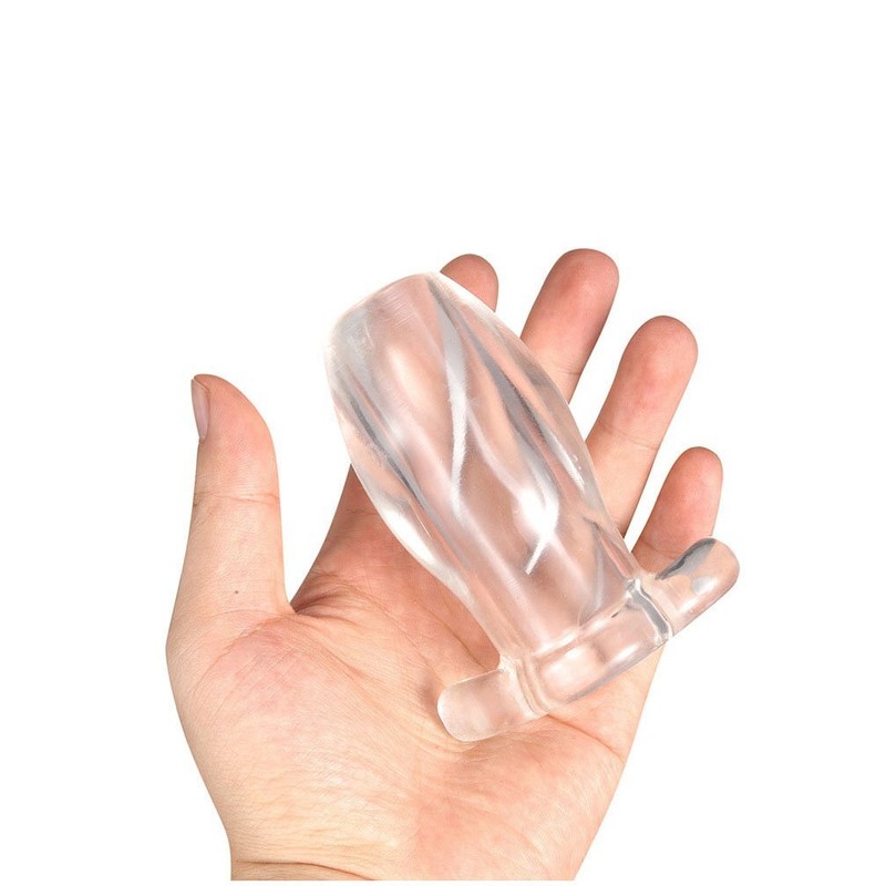 PeepHole Clear Hollow Anal Butt Plug Dilator Expansion Tunnel gallery