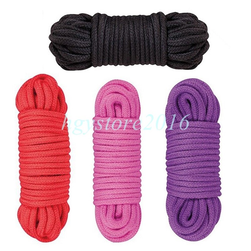 10m Cotton Bondage Rope Japanese Shibari Restraint Slave Cosplay Binding Toys SM gallery
