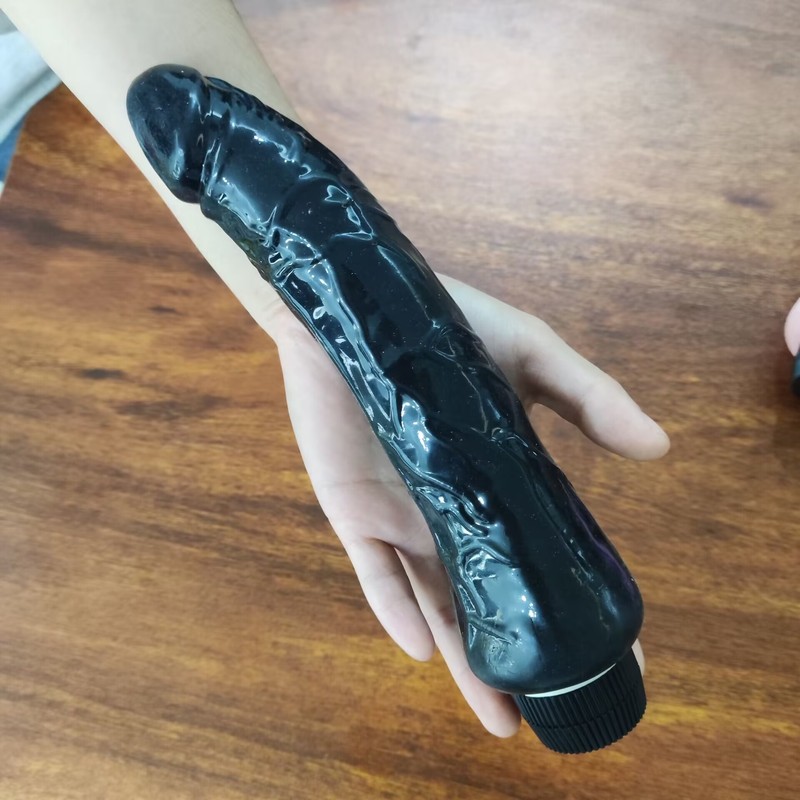 Black Vibrator Dildo Multispeed Dildo Realistic Dildo Vagina Anal Sex Toys Adult