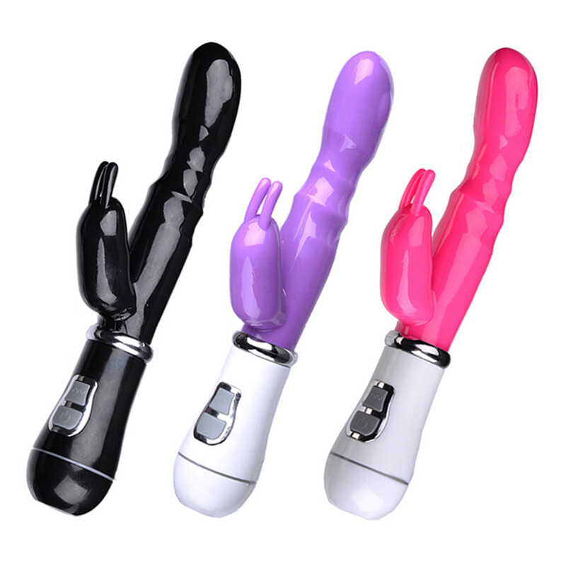 Rabbit Vibrator G-spot Dildo Vibe Waterproof Massager Sex Toys for Women Female