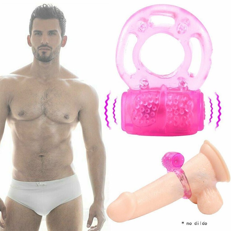 Male Vibrating Cock Ring Penis Vibrator Waterproof Couple Sex Toys Clit Orgasm gallery