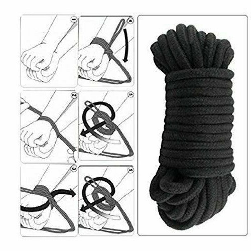 Soft Cotton Rope BDSM Bondage Toy Restraint Japanese Shibari Adult Sex Play 32FT