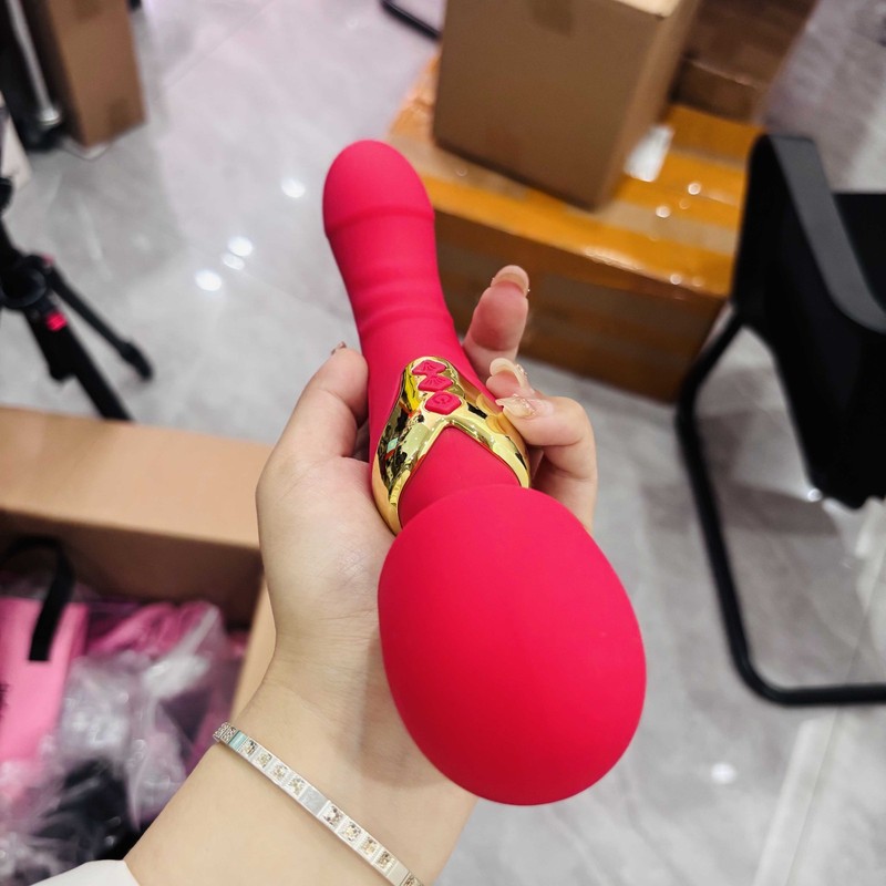 AV Double Head Vibrator Dildo 10 Modes Stick G Spot Vagina Massager Adult SexToy gallery
