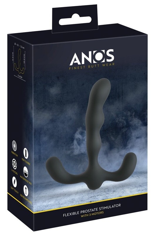 Vibrating Flexible Prostate Plug 3 Motors Silicone Waterproof Rechargeable gallery