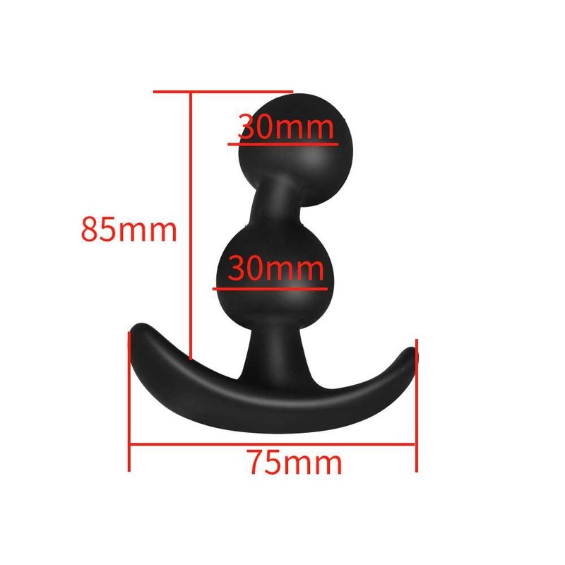 Silicone Muiti Beads Anal Plug Soft Butt Dilator Sex Toys Stimulator Men Women