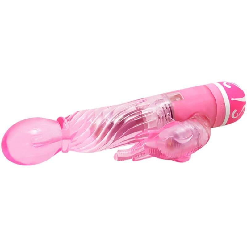 Dance Lovers - Rabbit Vibrator with Rounded Glans 10 Speed Pink gallery