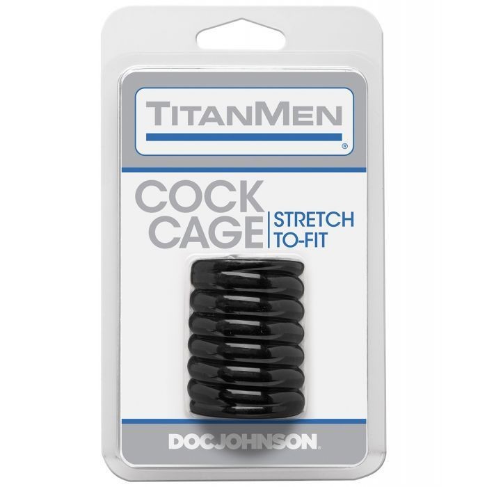TitanMen Stretch-To-Fit Penis Erection Enhancer Cock Cage – Choose Color