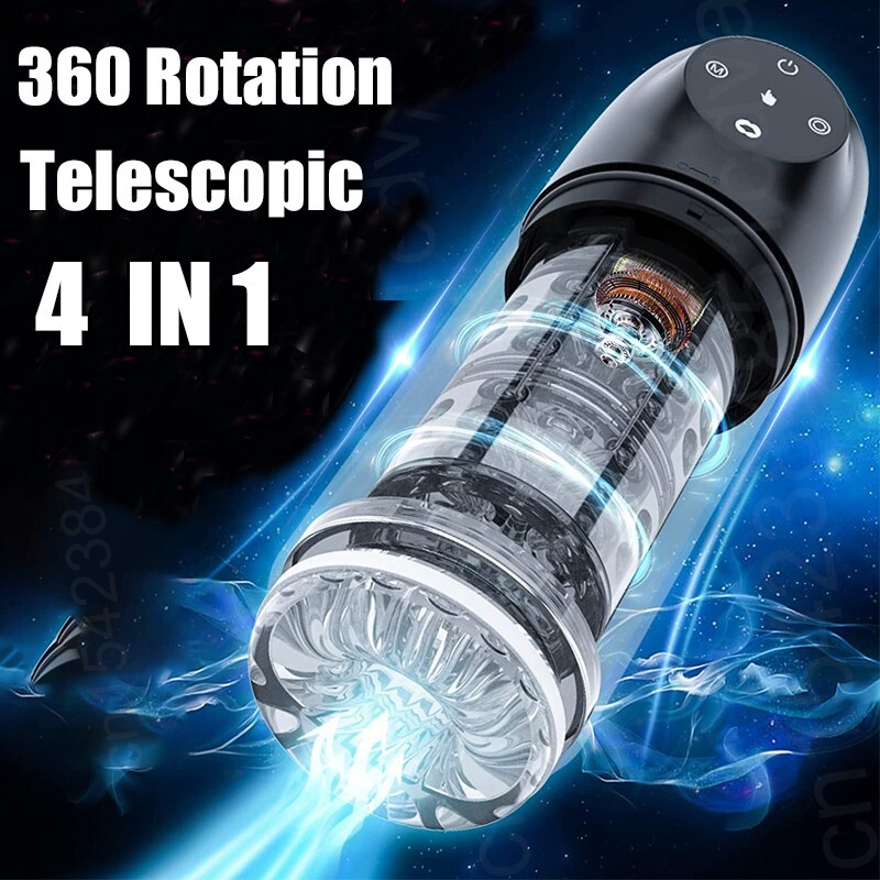 4in1 Automatic Male Masturbaters Sucking Cup Penis Trainer Cock Sex Toy Massager gallery