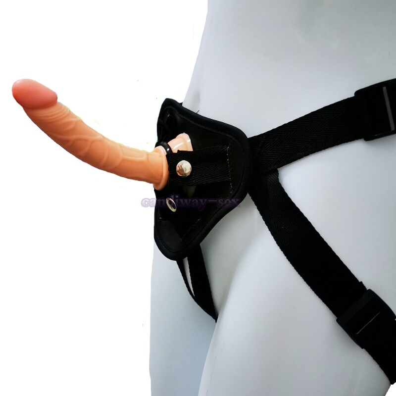 Small Strap-on Harness with Dildo Dong Anal Butt Plug Sex-toys for Lesbian Women gallery