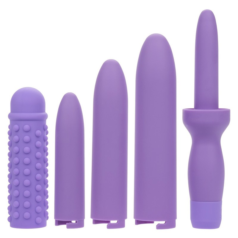 Cal Exotics Dr. Berman Intimate Basics Rechargeable Dilators Set of 4 Purple gallery