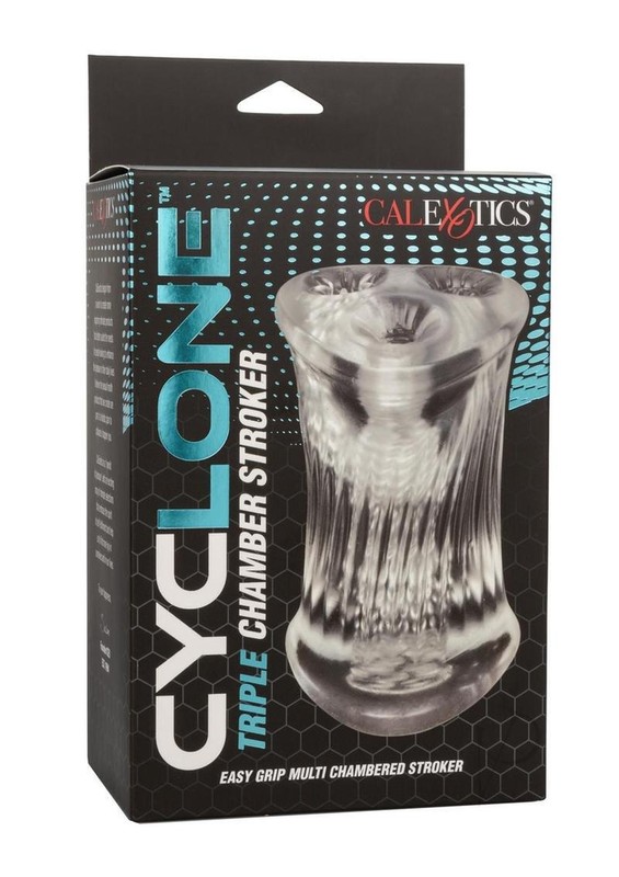 Cyclone Triple Chamber Stroker – Clear