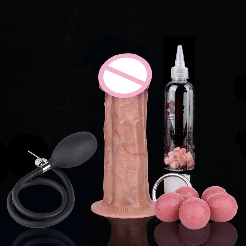 Pneumatic Ovipositors Lay Eggs Butt Pluk Dildo Penetration Inflatable Sex Toys