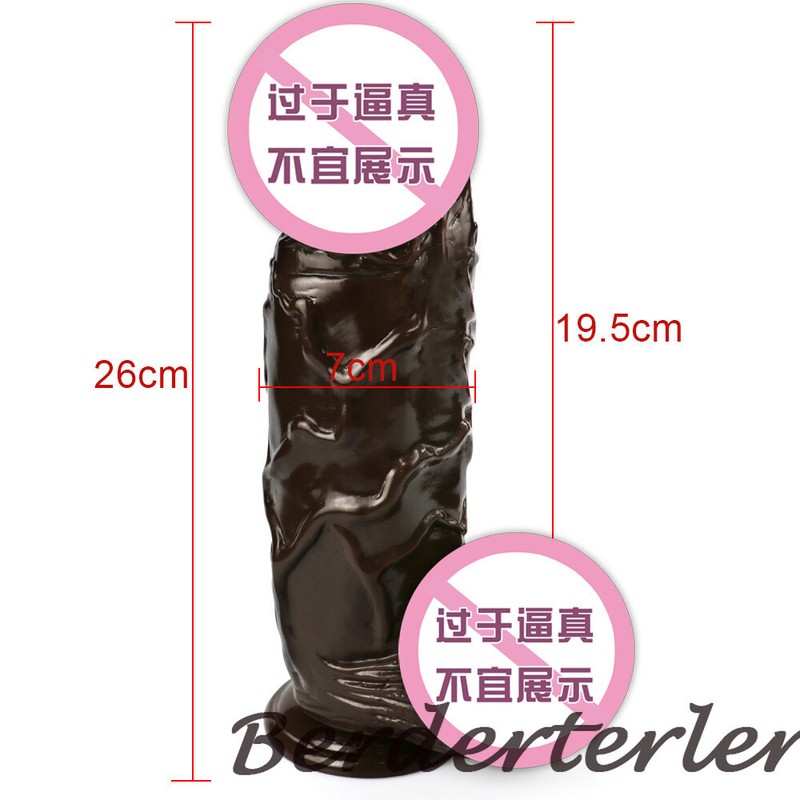26CM Silicone Artificial Penis Simulation Penis Adult Products for Women SexToys gallery