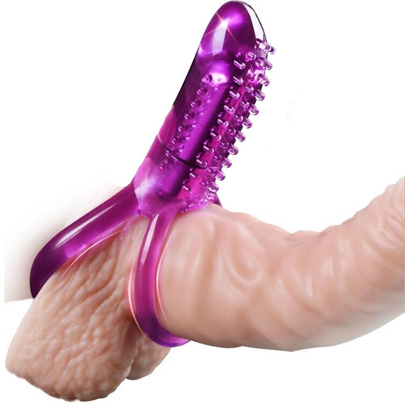 Waterproof Vibrating Lover Penis Cock Ring Enhancer Sex-toys for Men Couples