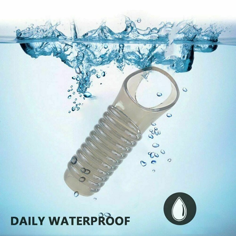 2pcs Penis Sleeve Cock Dick Cover Penis Sheath Condom Extender for Men Sex Toys gallery