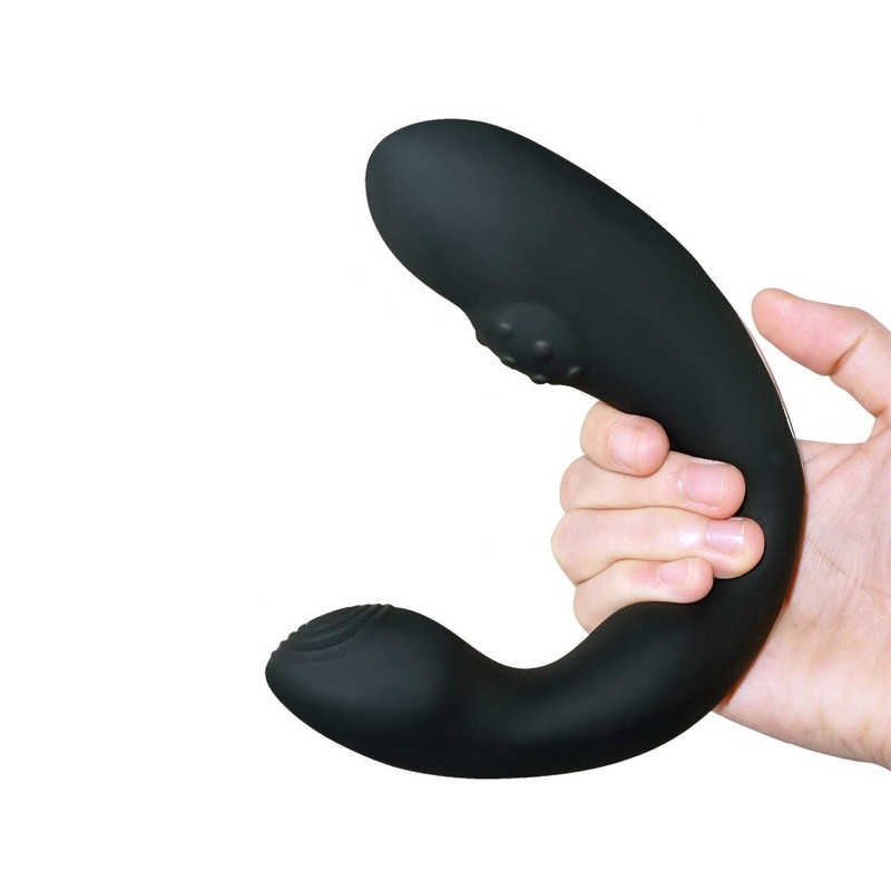 Silicone Rechargeable Vibrating Male Prostate Massager Anal Stimulator Vibrator