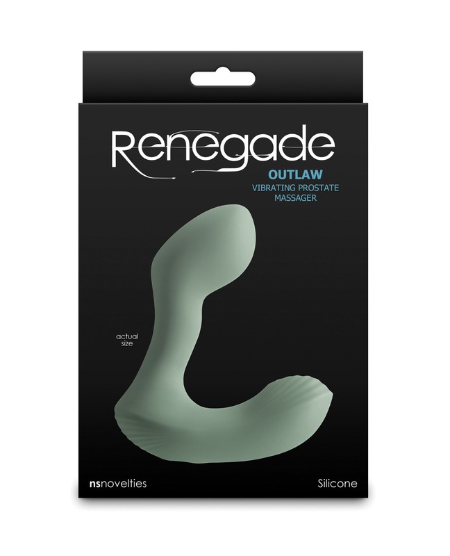 Renegade Outlaw Vibrating Prostate Massager – Sage