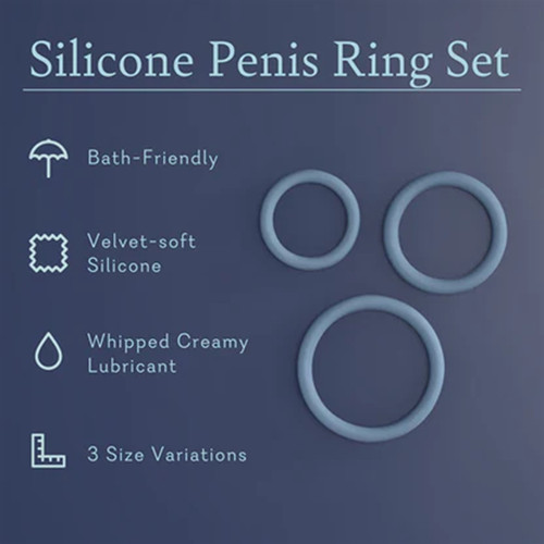 Silicone C Ring Adult Toy Multiple Styles Vibrating & Non-Vibrating Options NEW