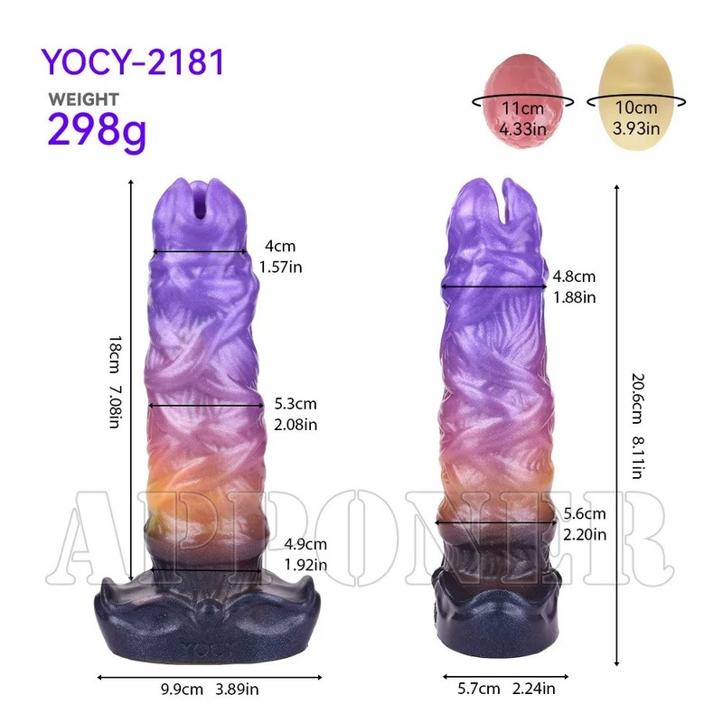 Manual Ovipositor Dildos Monster Anal Pulg Silicone Vaginal Balls Adult Sex Toys gallery