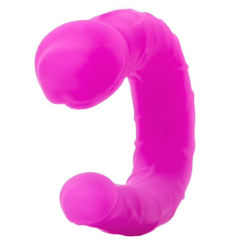 Silicone U-shaped Double Ended Penetration Realistic Vaginal Anal DP Dildo Dong gallery