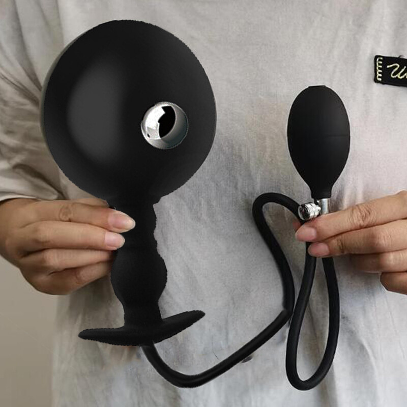 EXTRA-HUGE-INFLATABLE-Male-Prostate-ANAL-SEX-BUTT-PLUG-Dildo-Beads-MEN-WOMEN-Sex