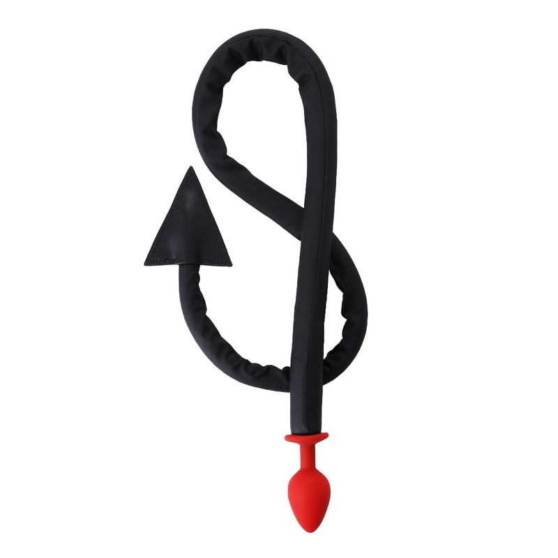 Sex-Toy for Women B D S M Fetish Spank Whip Flogger with Anal Butt Plug Fantasy gallery