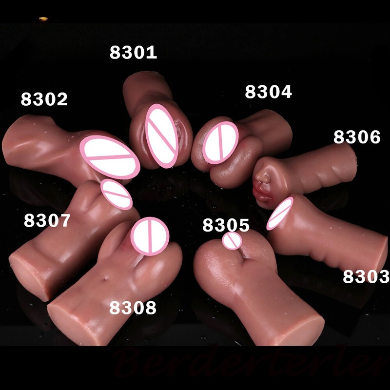 8 Styles Real Vaginal Male Masturbator Cup Single Hole Silicone Aircraft Cup Men