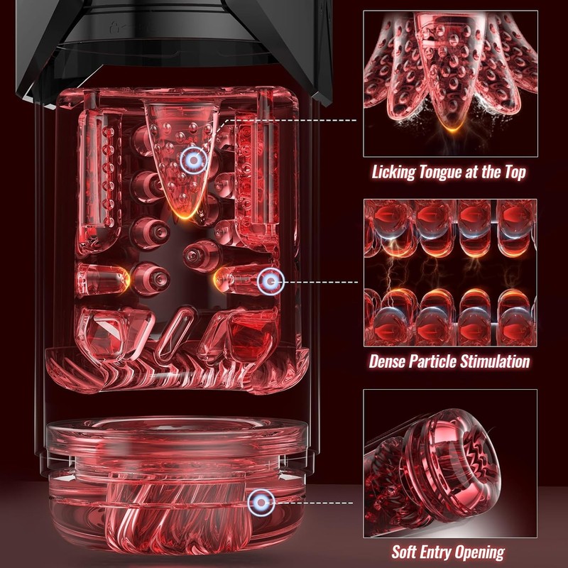 EINSEO Sex Toys for Men Penis Pump - AI Sync Waterproof Male Masturbator Stroker gallery